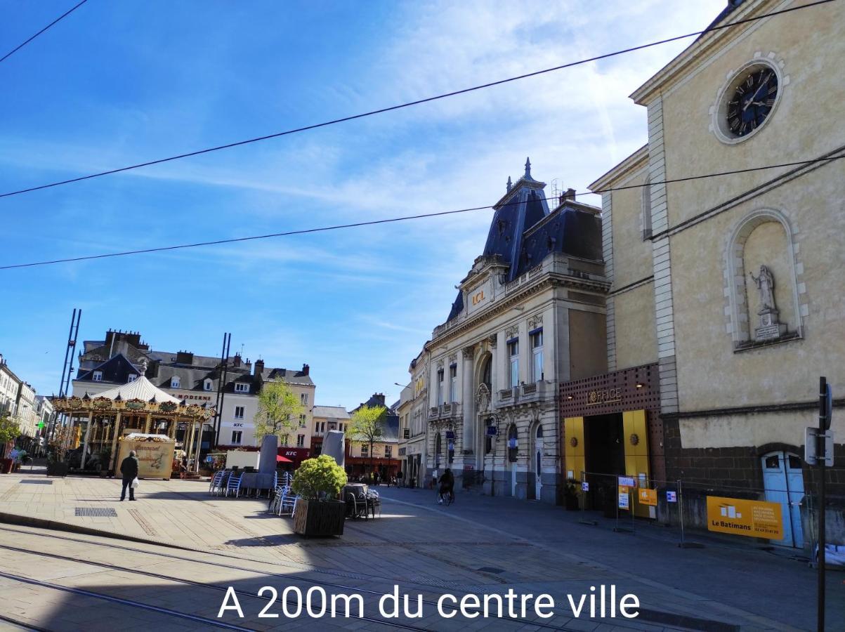 Duplex Appartement 70M2 Atypique Au Coeur Du Mans 勒芒 外观 照片